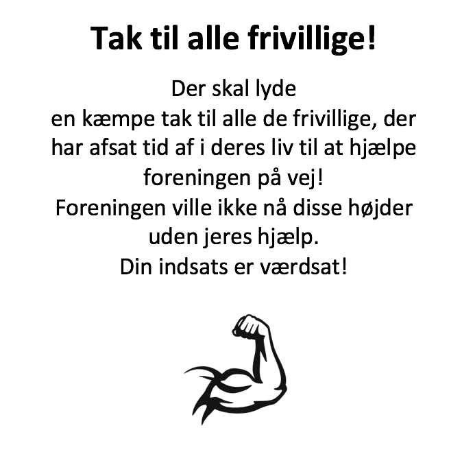 TAK TIL ALLE FRIVILLIGE!